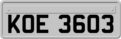 KOE3603