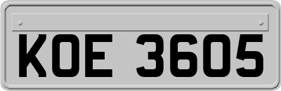 KOE3605