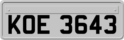 KOE3643