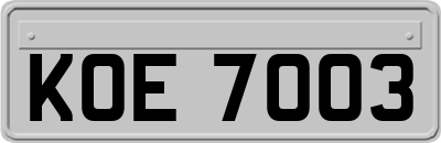 KOE7003