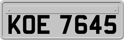 KOE7645