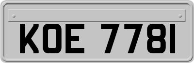 KOE7781
