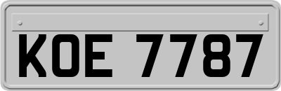 KOE7787