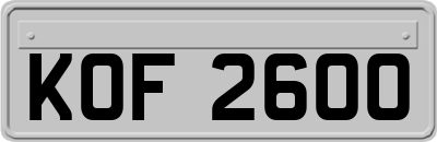 KOF2600
