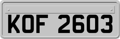 KOF2603