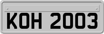 KOH2003