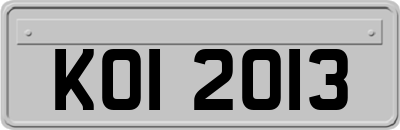 KOI2013