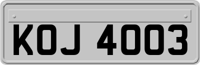 KOJ4003