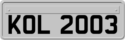 KOL2003