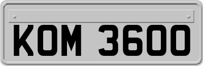 KOM3600