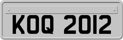 KOQ2012