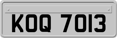 KOQ7013