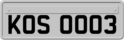 KOS0003