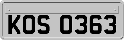 KOS0363