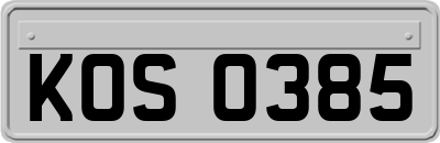 KOS0385