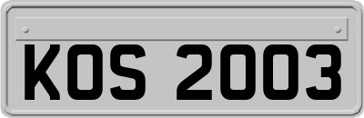 KOS2003