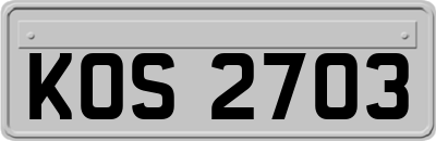 KOS2703