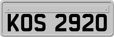 KOS2920