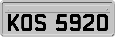 KOS5920