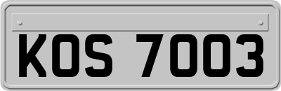 KOS7003