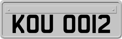 KOU0012
