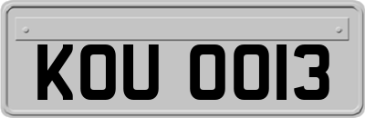 KOU0013