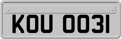 KOU0031