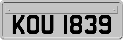 KOU1839