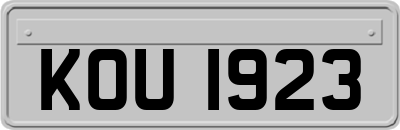 KOU1923