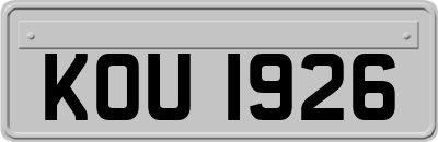 KOU1926