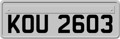 KOU2603
