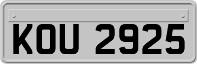KOU2925