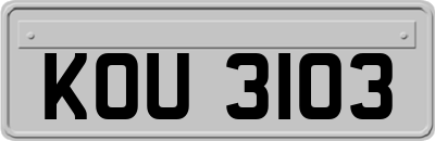 KOU3103