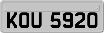 KOU5920