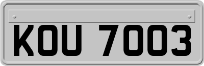 KOU7003