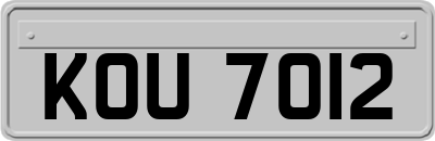KOU7012