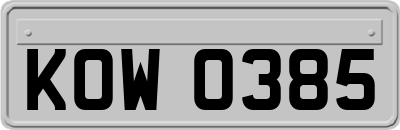 KOW0385