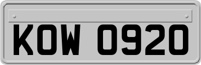 KOW0920