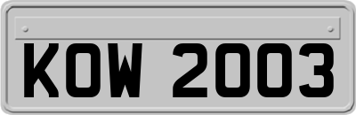 KOW2003