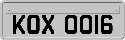 KOX0016