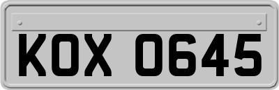 KOX0645
