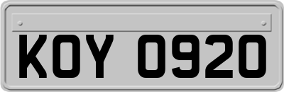 KOY0920