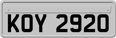KOY2920