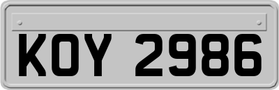 KOY2986