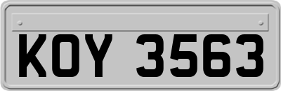 KOY3563