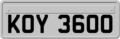 KOY3600