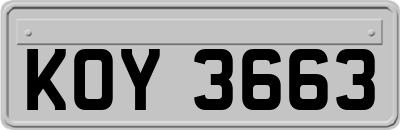 KOY3663