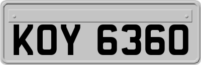 KOY6360