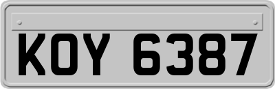 KOY6387