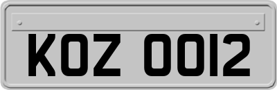 KOZ0012
